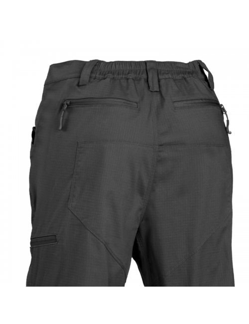 Defcon 5 pantalones para exteriores-pantalones de senderismo 'Lynx' negros con ripstop-Negro