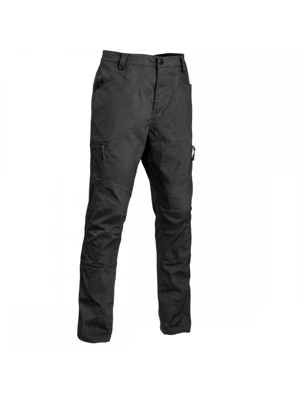 Defcon 5 pantalones para exteriores-pantalones de senderismo 'Lynx' negros con ripstop-Negro