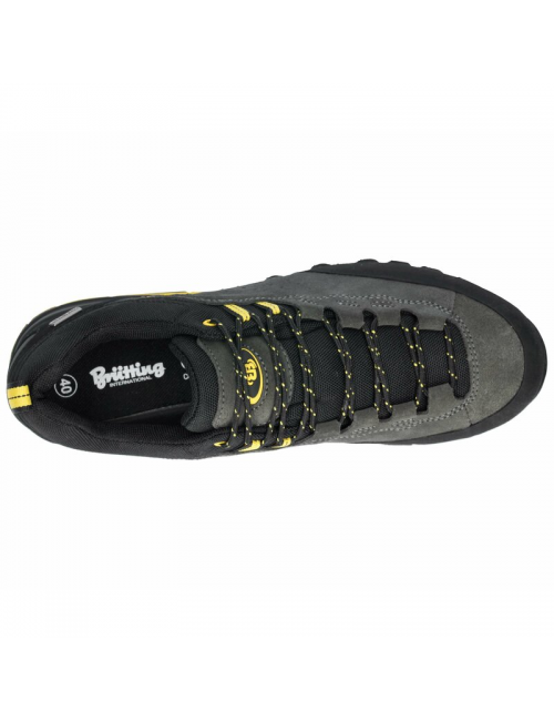 Brütting Wanderschuhe Makalu mit Comfortex - grau mit gelb