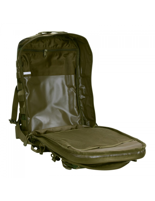 Mochila de montaña 101 Inc Modelo US Army de 45 litros-Camo Woodland