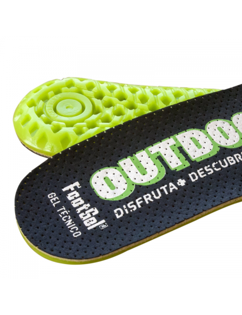 Plantari Footgel Outdoor Trekking-Eucalipto-verde