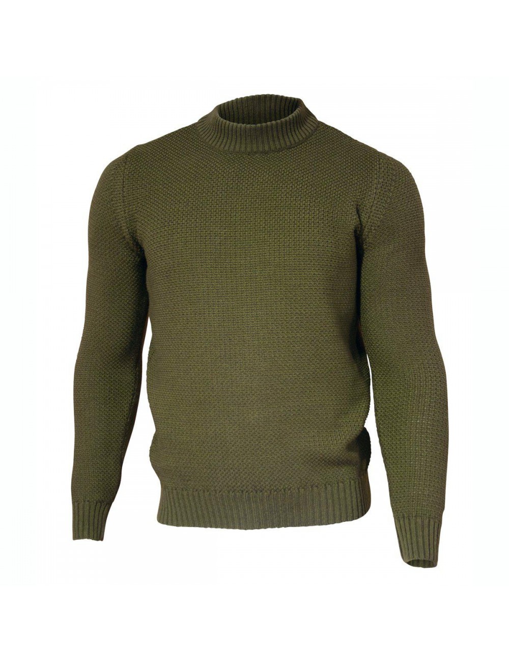 Ivanhoe Pullover eco ash Rundhals-100% Bio Merinowolle - Grün