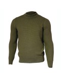 Maglione Ivanhoe eco ash girocollo-100% lana merino biologica-Verde