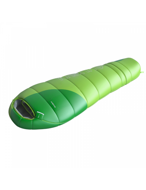 Husky mummy sleeping bag for children Magic 20 2 in 1 (180 / 150 cm) - Green