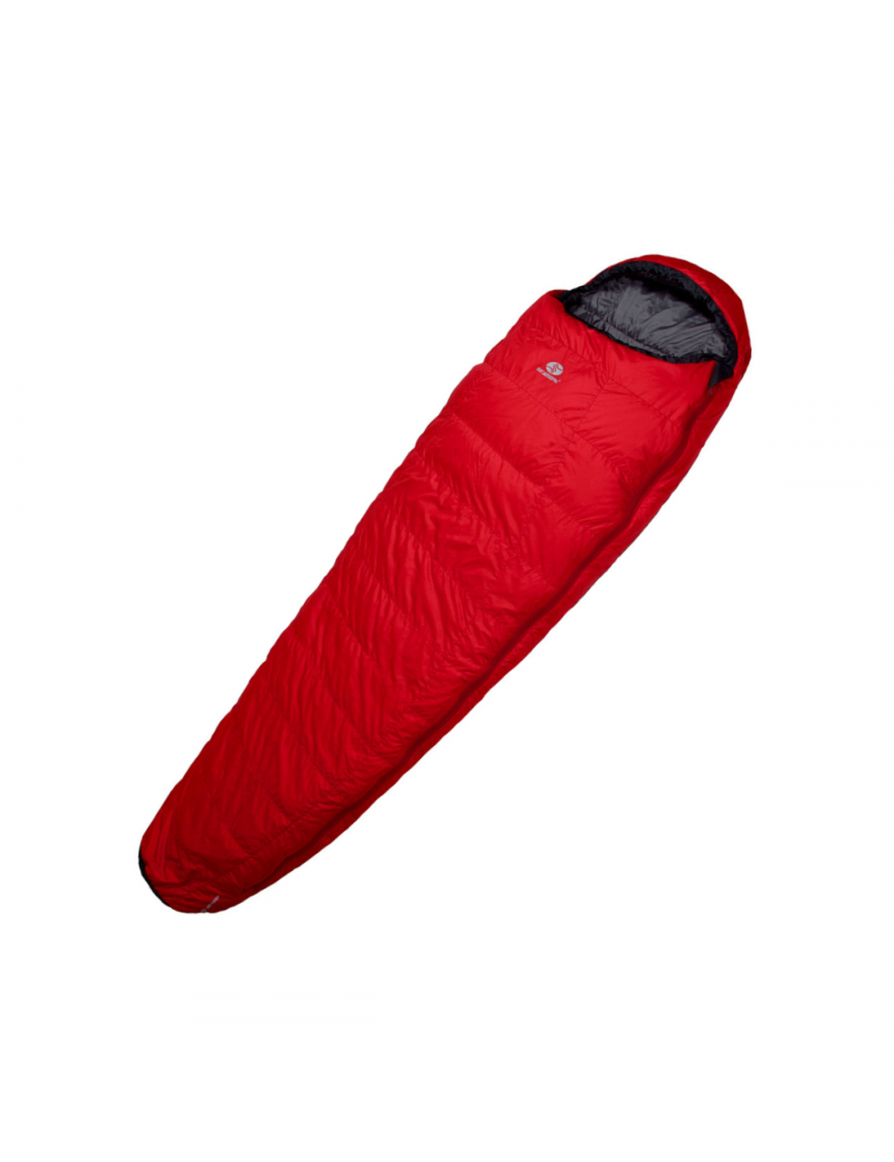 Saco de dormir SirJoseph momia trekking Rimo II 600-izquierda 200 cm-Rojo