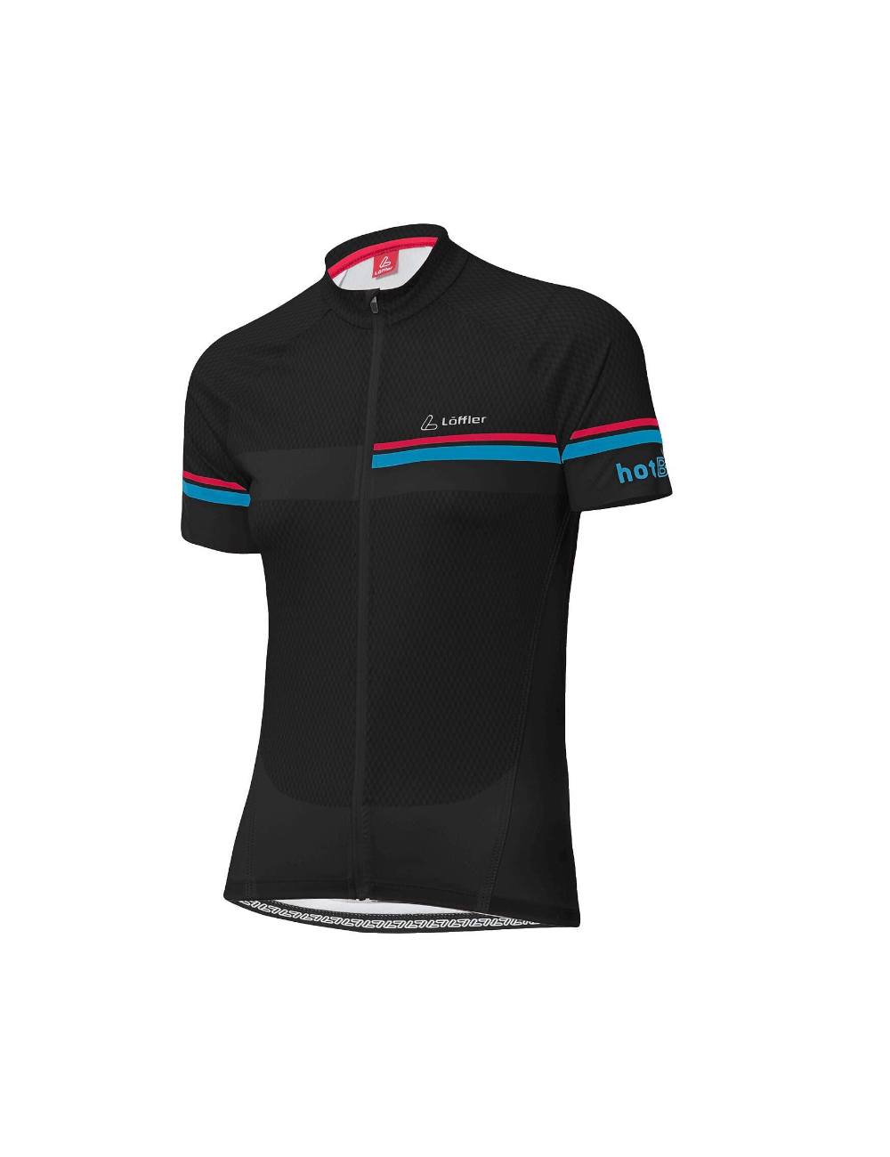 Maillot de cyclisme à manches courtes Loeffler W Maillot de vélo FZ hotbond ® femmes-noir