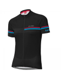 Maillot de cyclisme à manches courtes Loeffler W Maillot de vélo FZ hotbond ® femmes-noir