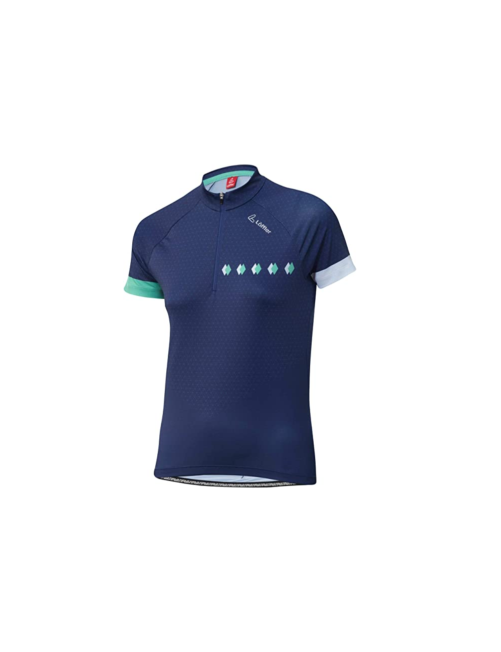 Loeffler ciclismo jersey maniche corte W bici jersey HZ Rise Donne-Blu