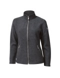 Ivanhoe Bella FZ Wolljacke für Damen-Graphit Meliert-grau