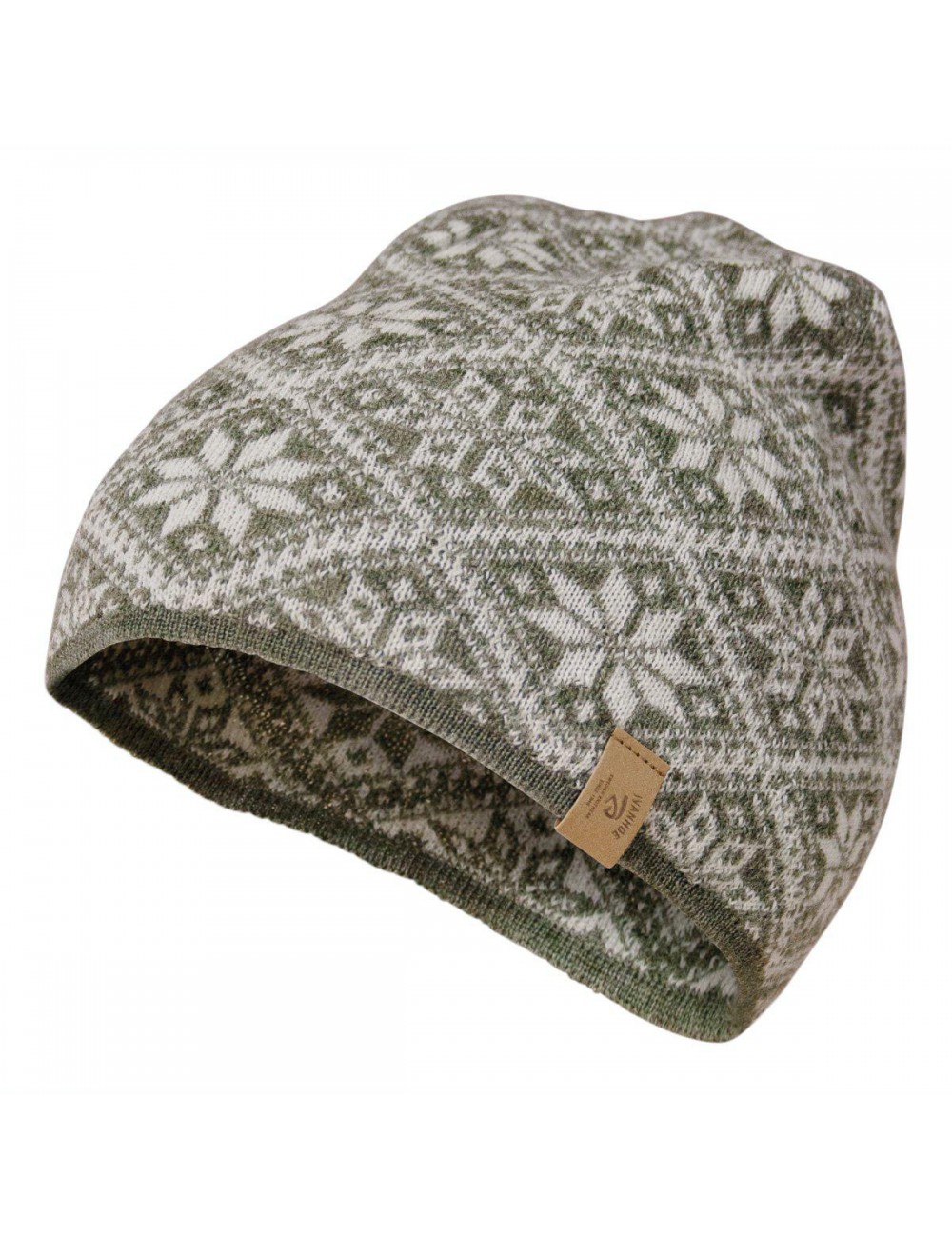 Gorro de punto Ivanhoe de lana Freya Liquen Green-talla única-verde