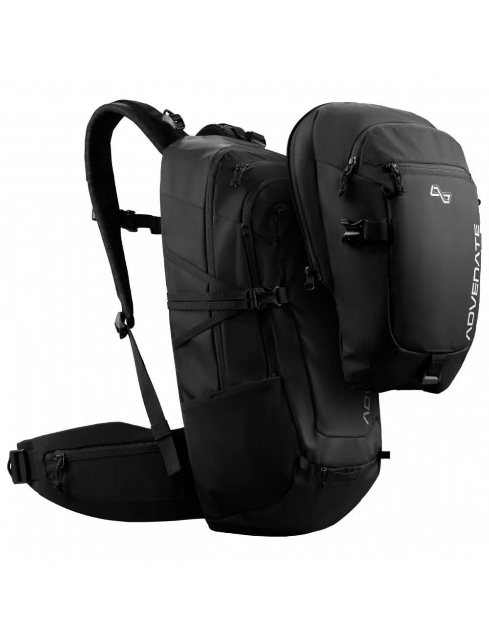 Advenate Rucksack Symphony 25+4+6 Das Packpferd-Schwarz