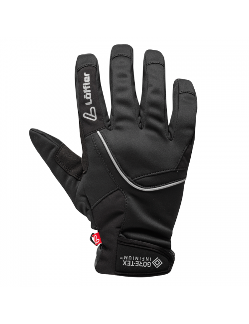 Loeffler gloves Tour Gloves WS Warm-softshell-Black