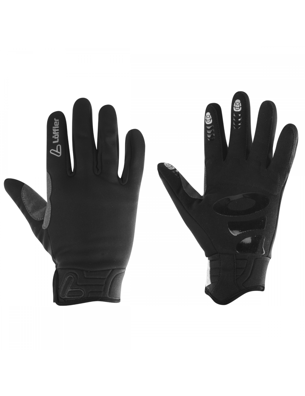 Gants Loeffler Gants WS Warm-softshell-Gore-Tex-Noir