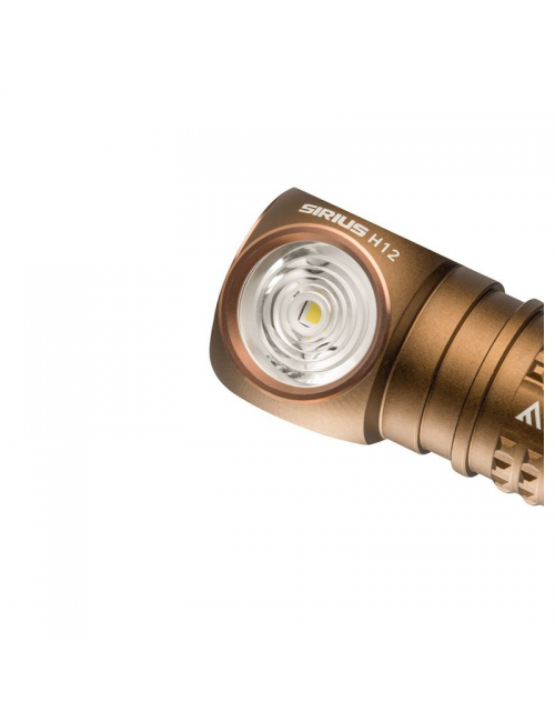 Lampe frontale Mactronic Sirius H12 Angle - 1200 Lumens - Marron