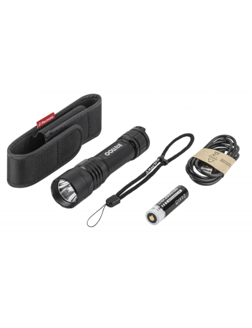 Mactronic Flashlight Black-Eye High Power - 1100 lumens-Black