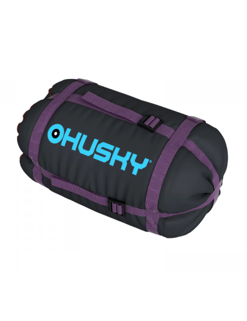 Husky mummy sleeping bag Drape New -20°C 220 x 85 cm-Black / Blue