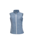 Ivanhoe dames wollen vest Beata Faded Denim - Blauw