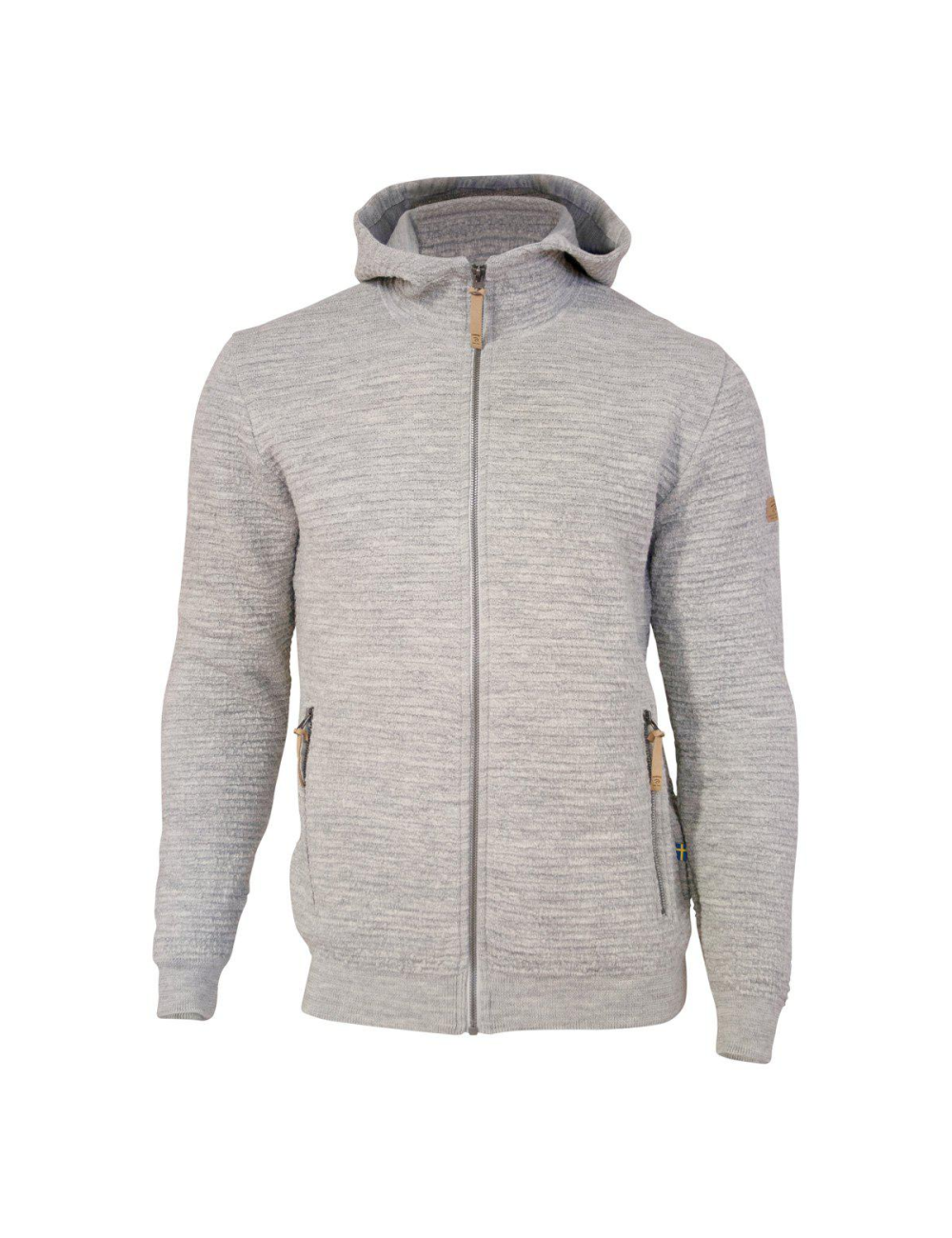 Cárdigan Ivanhoe Morel Hood hombre para hombre de lana-Plateado claro-Gris