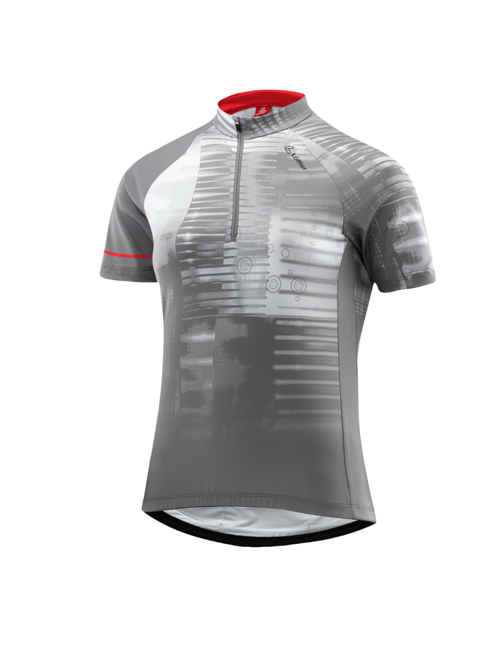 Loeffler fietsshirt korte mouwen W Bike Jersey HZ Spela MID - Grijs