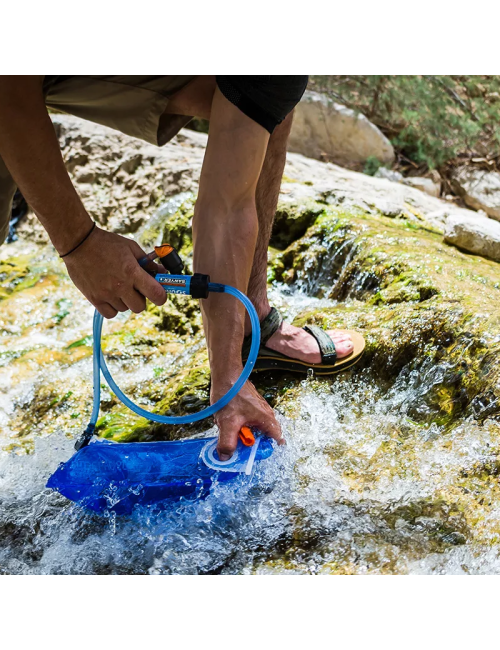 Système d'abreuvement Source Système d'hydratation Widepac-2L-bleu transparent