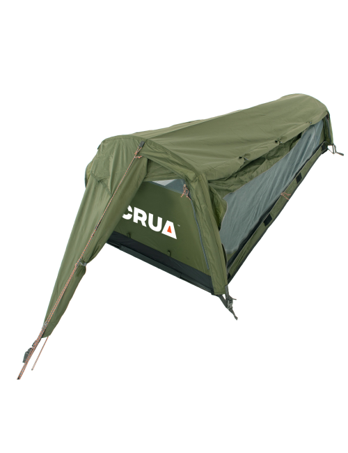 Crua Outdoors Hybrid - compacte shelter bivi tent - 1 persoons - Groen