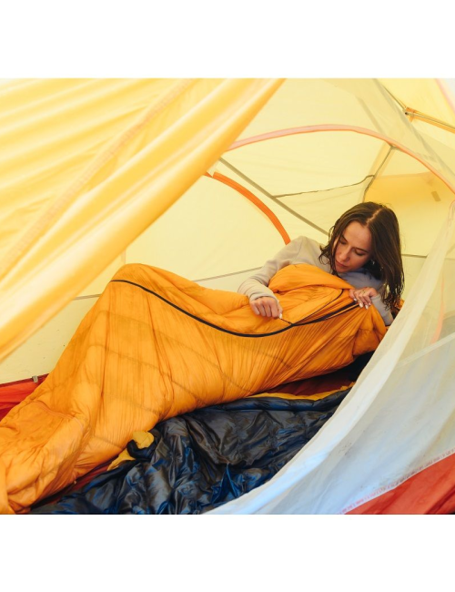 Turbat sac de couchage momie Ultar avec fermeture à glissière incurvée -21°C-Jaune