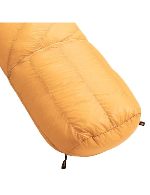 Turbat mummy sleeping bag Ultar with curved zipper -21°C-Yellow