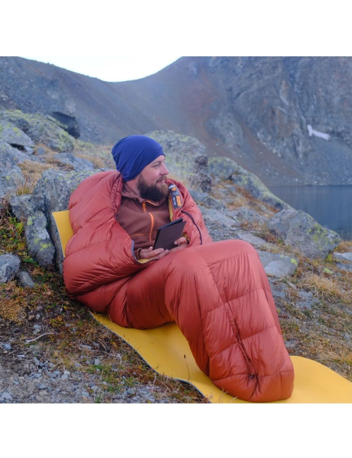 Saco de dormir Turbat momia abajo Kuk 500 Legión Azul -23°C-Azul