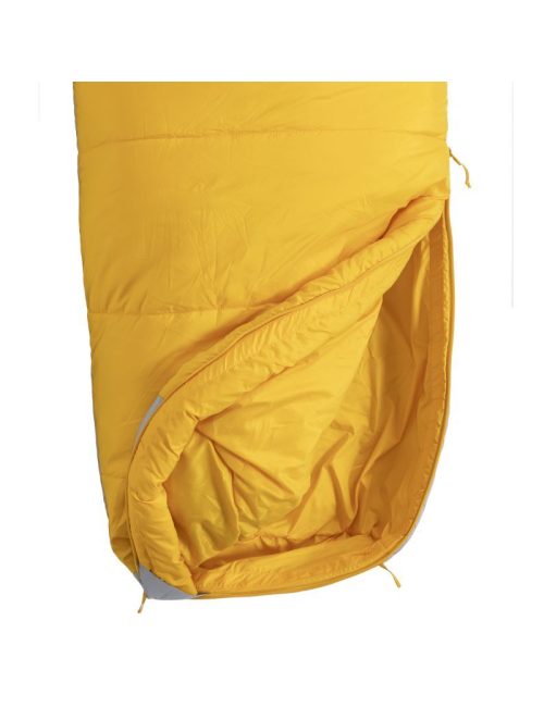 Saco de dormir Turbat mummy Tourer summer Gold Fusion - Azul Amanecer -6°C-Amarillo