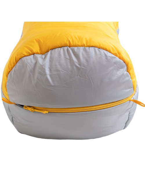 Saco de dormir Turbat mummy Tourer summer Gold Fusion - Azul Amanecer -6°C-Amarillo