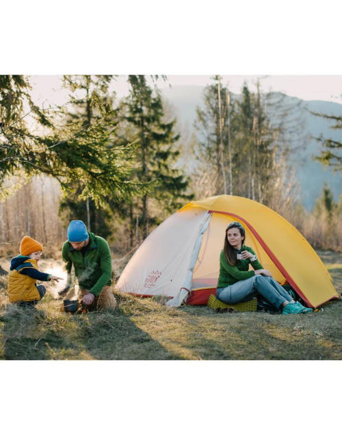 Turbat Borzhava 3 Alu - lichtgewicht tent - 3 persoons - Geel