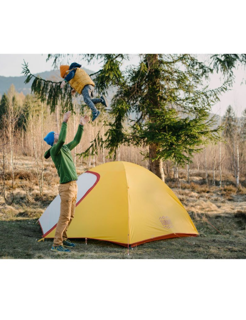 Turbat Borzhava 3 Alu-lightweight tent - 3 person-yellow