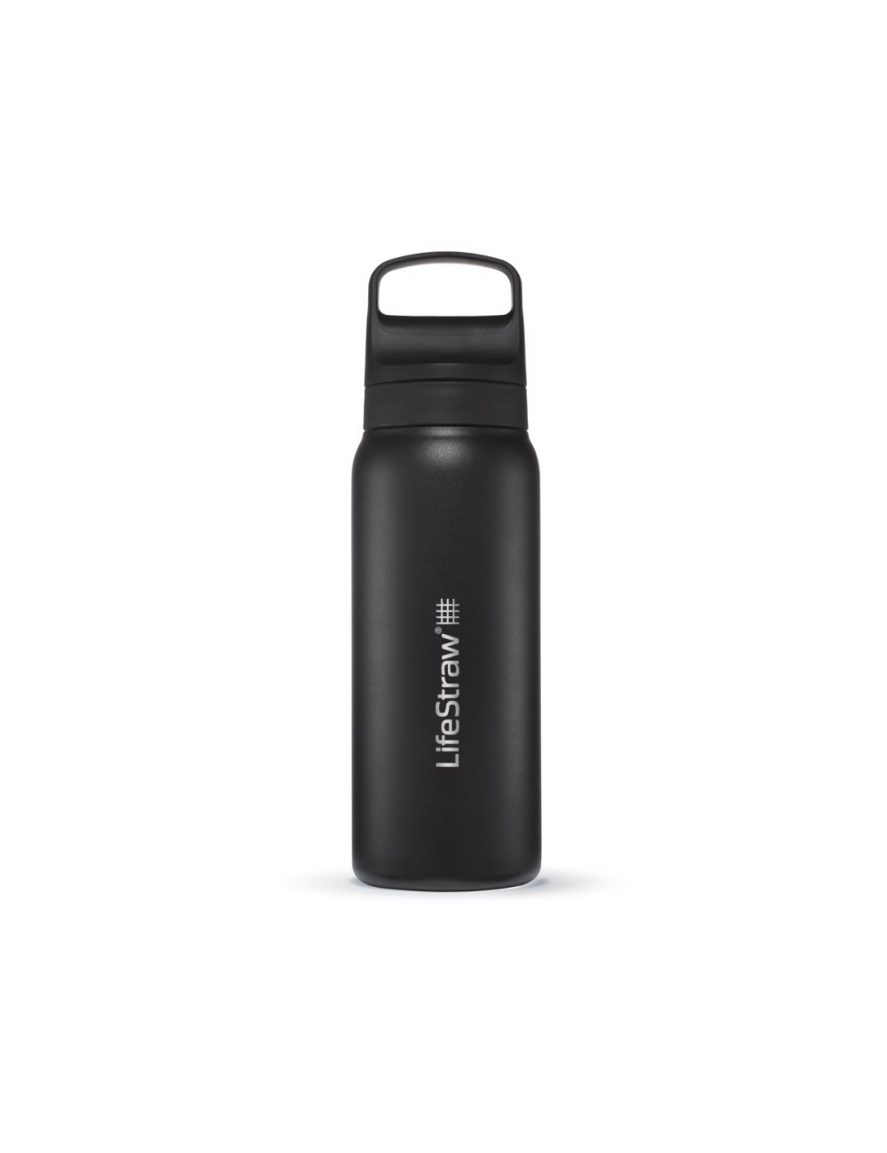 LifeStraw water filter bottle Go 2.0 stainless steel insulated 700 ml-Black