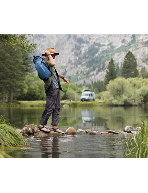 Sac à eau à gravité LifeStraw peak Series LC avec filtre à eau - 8 + 8 L-Bleu