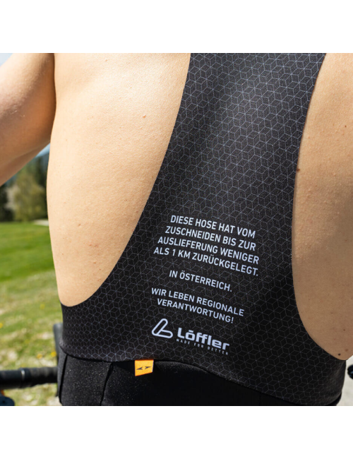 Loeffler fietsbroek kort M Bike Bibshorts Hotbond® RF XT voor heren - Zwart