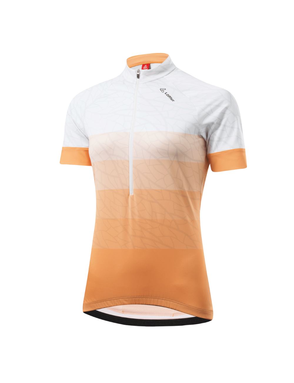 Camisa de ciclismo de manga corta Loeffler con jersey de bicicleta HZ Lively Vent Papaya-Naranja