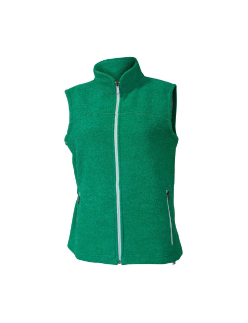 Ivanhoe cardigan en laine pour femme Beata Perruche-vert