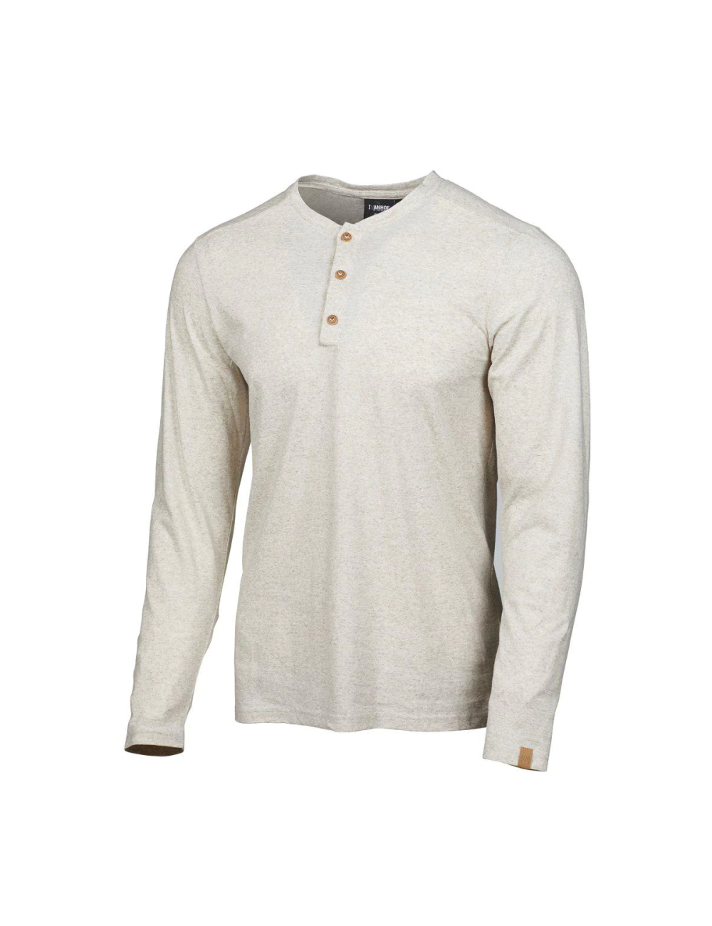 Ivanhoe shirt lange mouwen GY Eje hemp Naturmelange voor heren - Biologisch katoen - Beige