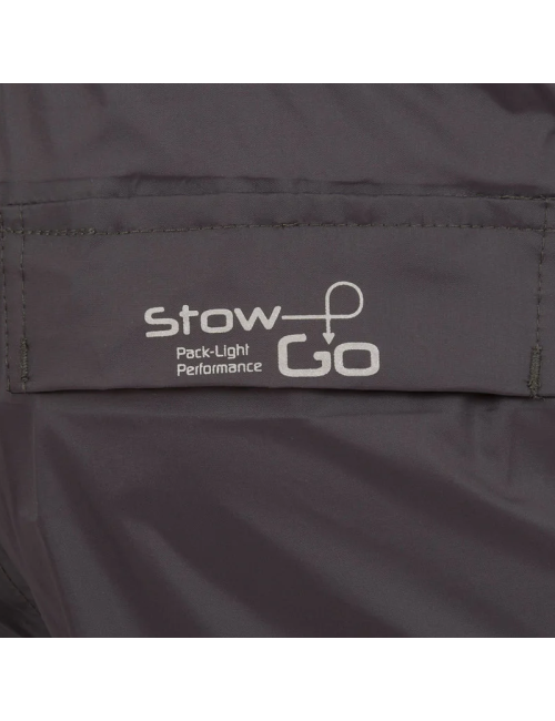 Pantalón de lluvia Highlander Stow & Go Packaway Nuevo Gris Carbón