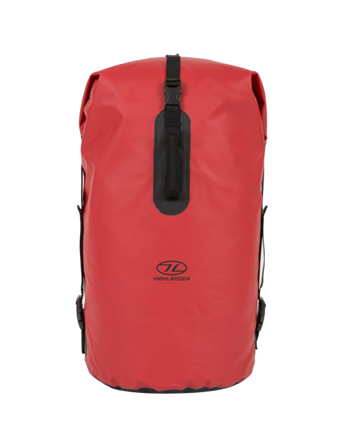 Sac à dos étanche Highlander Drybag throne Sac de sport de 70 litres-Rouge