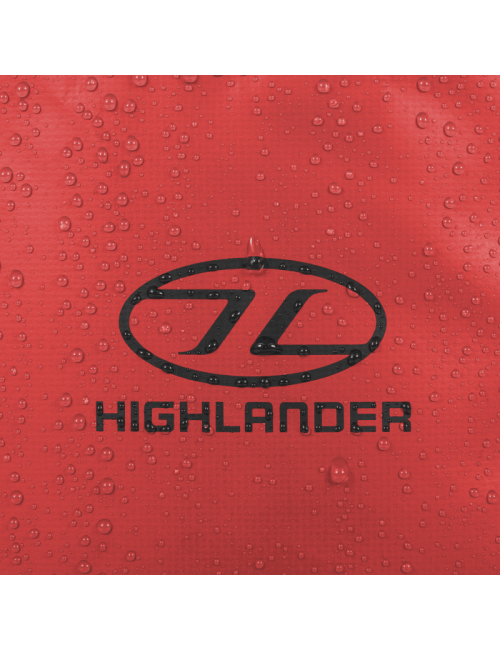 Highlander Wasserdichter Rucksack Drybag Throne 70 Liter Reisetasche-Rot