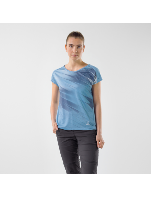 Loeffler fietsshirt korte mouwen shirt W Loose Fairdust - Blauw