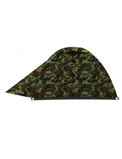 Husky Bizam 2 Army - lichtgewicht tent - 2 persoons - Camouflage Groen