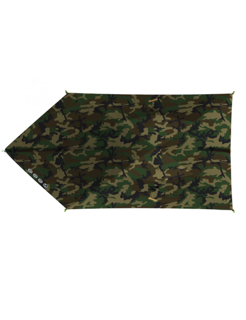 Husky Bizam 2 Army - lichtgewicht tent - 2 persoons - Camouflage Groen