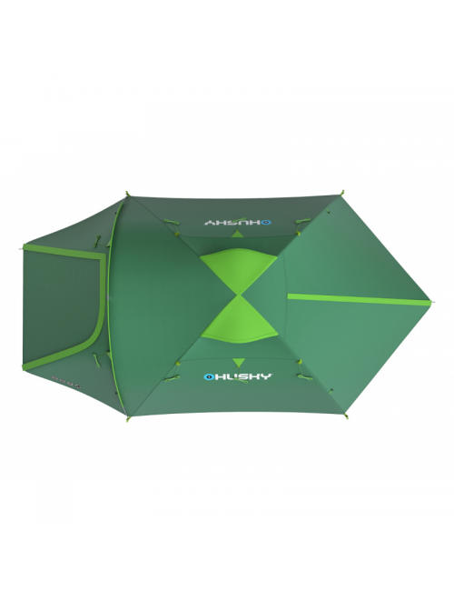 Husky Bison 3 Plus 2021-classic tent - 3 person - Green