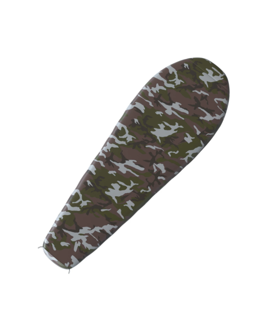 Husky mummyslaapzak Army 2024 -17°C - 220 cm - Camouflage Groen