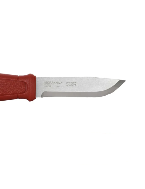 Cuchillo de supervivencia Mora Garberg Dala Rojo con funda de polímero-Rojo