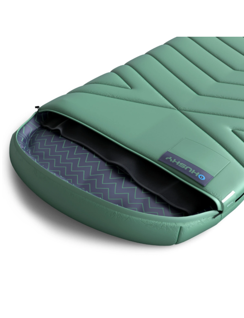 Saco de dormir con edredón husky Guty -10°C 2024 220 x 90 cm-Verde menta