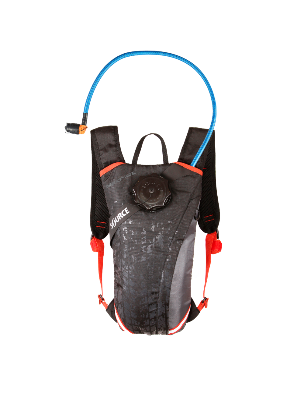 Source hydration pack Durapack 2020 Pro 3 liter - Grijs-Zwart-Fiesta