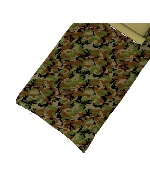 Husky dekenslaapzak Gizmo 2024 -5°C Army 220 x 90 cm - Camouflage Groen